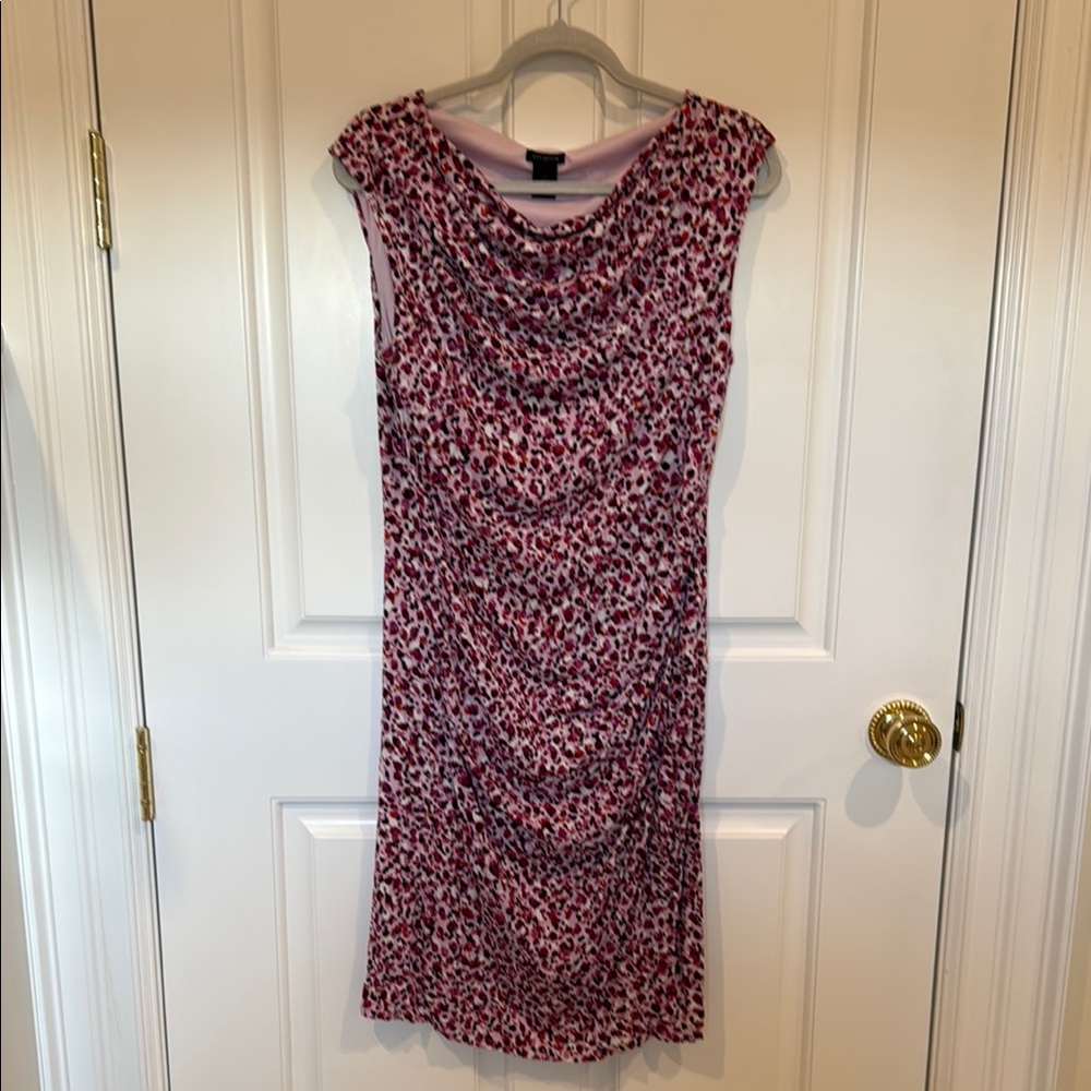 Elegant Pink Patterned Dress